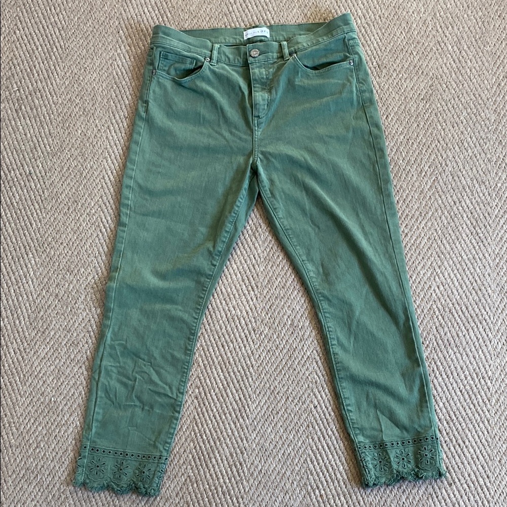Made with love LOFT  Women's SAGE  GREEN Jeans